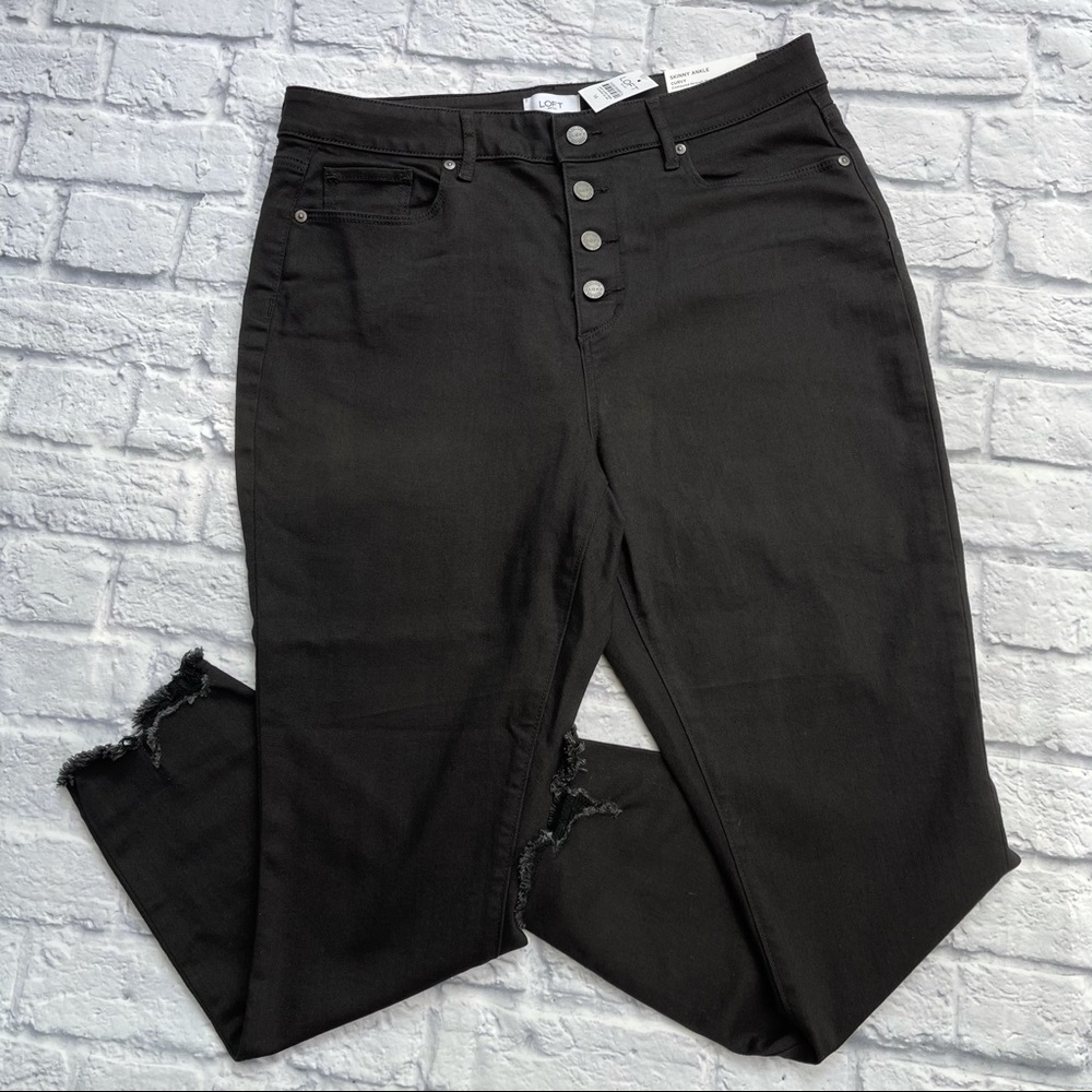 NWT LOFT Outlet Skinny Ankle Curvy Jeans Sz 14
